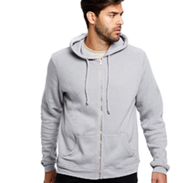 Unisex USA Made Heavyweight Loop Terry Full-Zip Hooded Sweatshirt Thumbnail